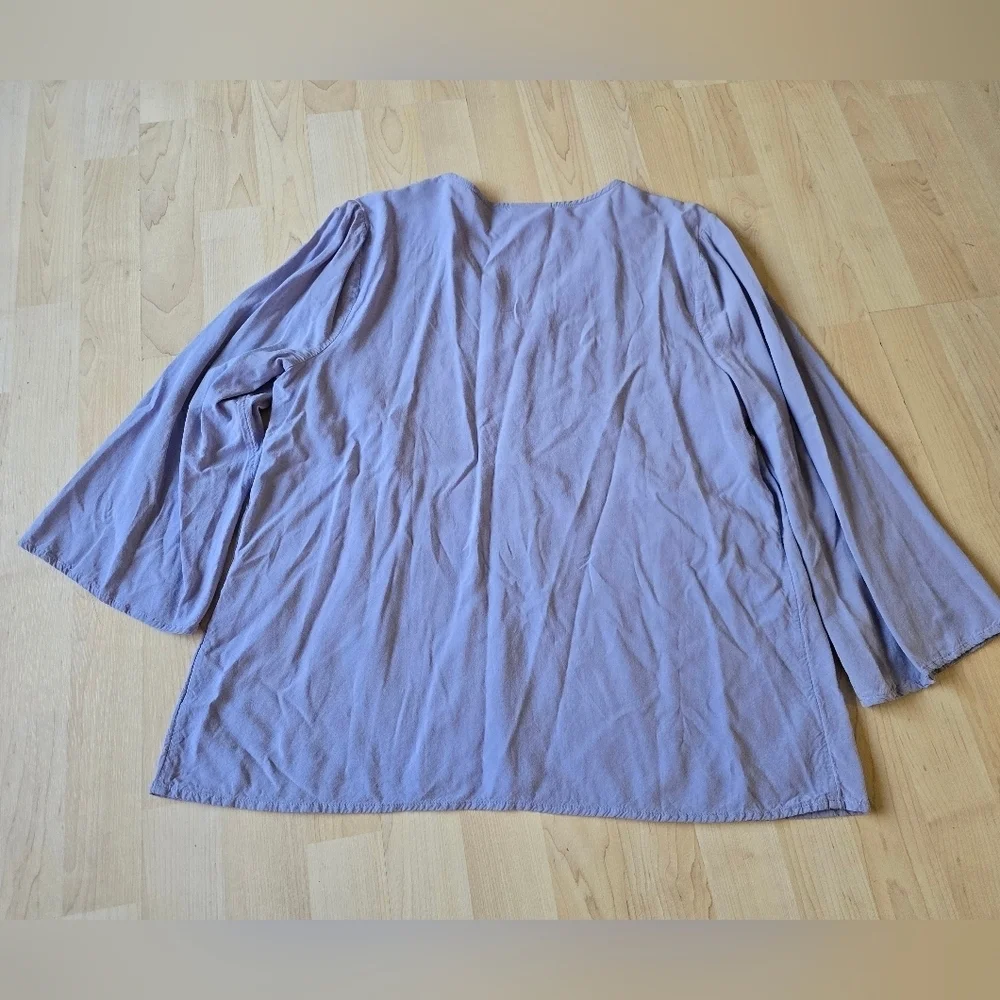 J.Jill Viscose Rayon Embroidered Tunic Top Size Medium